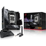Resim Asus Rog Strıx X670E-I Gamıng Wıfı Amd X670 Am5 Ddr5 6400 2Xusb4(Thunderbolt) Hdmı Çift M2 Usb3.2 Wifi 6E Aura Rgb 2.5Gbit Lan Mini Itx (Rog Strıx X670E-I Gamıng Wıfı) Anakart 