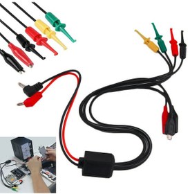 Resim Power Supply Güç Kaynağı Kablosu Timsah Ve Kancalı Uçlar Bst-051 