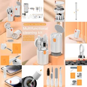Resim Cep Case Temizlik Kiti Cleaning Airpods Kulaklık Tablet Telefon Tv Pc Araba Laptop Macbook Klavye 20 In 1 Kit 