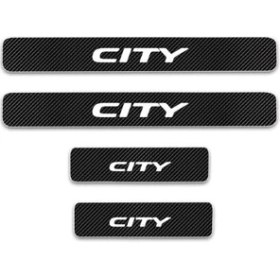 Resim TSC City Eşik Karbon Boya Koruma 4 Lu Set 