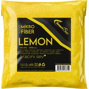 Resim SmartBee Lemon Mikrofiber Detaylı Temizlik Bezi 40×40 380gsm – Sarı 
