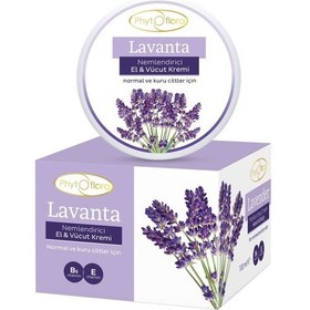 Resim Phytoflora Lavantalı Nemlendirici El ve Vücut Kremi 100 ML 
