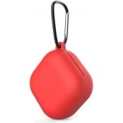 Resim Smcase Samsung Galaxy Buds Live Kılıf Kancalı Mat Silikon Sf8 Kırmızı 