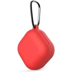 Resim Smcase Samsung Galaxy Buds Live Kılıf Kancalı Mat Silikon Sf8 Kırmızı 