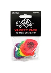 Resim Jim Dunlop Pvp418 Tortex Paket Pena 50, .60, .73, .88, 1.0, 1.14 Mm Picks Variety Standard 12'li 