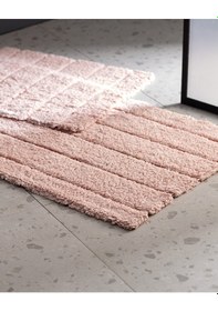 Resim Madame Coco Serre 2'li Pamuklu Banyo Paspası - Pudra 8684427185186 Pudra 