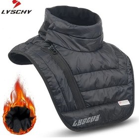 Resim Oldfriend Siyah Rüzgar Geçirmez Sıcak Motorcycle Kışlık Polar Boyun Maskesi 