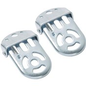 Resim 1 Çift Bisiklet Katlanır Ayak Dayanağı Çocuk Bisikleti Arka Koltuk Emniyet Ayak Dayanağı Ayak Plakaları Pedallar Çok Renkli 