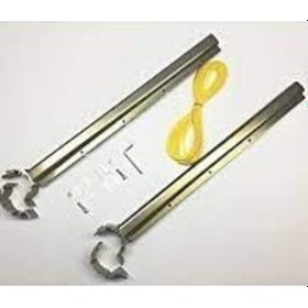 Resim Alüminyum Balkon Çamaşır Kurutmalık Balkon Çamaşır Askısı Gümüş 