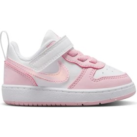 Resim Nike Court Borough Low Recraft Bebek Pembe Beyaz Spor Ayakkabı / Sneaker - DV5458-105 
