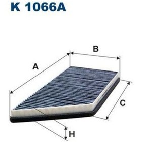 Resim FILTRON K1066A POLEN FİLTRESİ P206 1.1-1.4-1.6 02 P206 1.1-1.4 09 