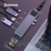 Resim Baseus Thunderbolt 7 İn1 Type C,Ethernet,Hdmi Usb 3.0,Sd,Hub Çoğaltıcı Adaptör 