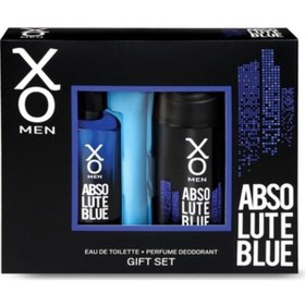 Resim Xo Orıjınal Absolute Blue Erkek Parfüm Seti 100 ml Edt + 125 mlDeodorant Ikili Set 