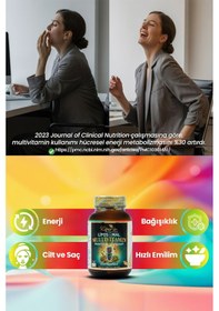 Resim Kiperin Lipozomal Multivitamin 13 Vitamin & 6 Mineral Cilt - Saç - Tırnak & Enerji Akıllı Gıda Takviyesi 