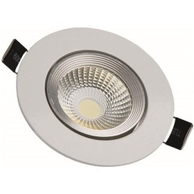 Resim 5W Cob Spot Downlight Beyaz Kasa Beyaz Işık 