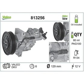 Resim Renault Megane 3 Klima Kompresoru 1.5 Dci 2009-2015 Valeo 813256 