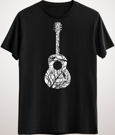 Resim GreenMint Unisex Siyah Wood Gitar Guitar 