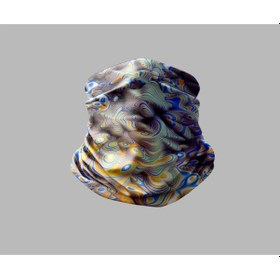 Resim Color Full Tasarımlı Motorcu Çok Amaçlı Outdoor Boyunluk Unisex Bandana Siyah 