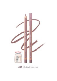 Resim Kremsi Formüle Sahip Dudak Kalemi Ve Kalemtıraş Seti Clıo Velvet Lip Pencil Set 13 Muted Mauve 