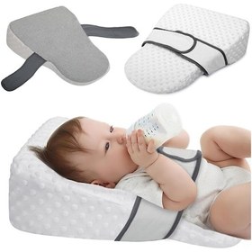 Resim Springsun Yeni Doğanlar İçin 15 Akciğer Reflüsü Önleyici Eğimli Yastık, Emzirme Ve Uyku Desteği, Çift Taraflı Malzeme, Yıkama Kolayı 