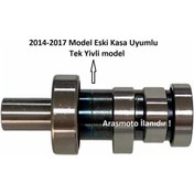 Resim Bajaj Pulsar Ns 200 ,rs 200 Uyumlu Eksantrik Mili Tek Yivli Kam Euro3 Yan Sanayi 2014-2017-arasmoto 