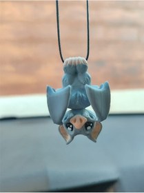 Resim Sevimli Hareketli Vampir Bat Araba Süsü Dikiz Ayna Torpido Süsü 