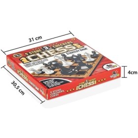 Resim MCM Group 8225 Satranç 9 Taş Dama 