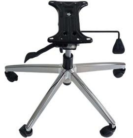 Resim KamusalMarket Makam Koltuğu Ayağı Çap 70 Cm Çift Kol Mekanizma Krom Pistonlu 150 Kg 