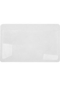 Resim X Büyüteç Büyütme Büyütücü Fresnel Cep Kredi Kartı Boyutu Şeffaf Büyüteç 