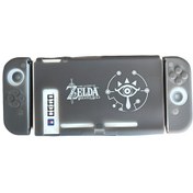 Resim Switch Silikon Kılıf Joy-con Koruyucu Kılıf Zelda Desenli Gri 