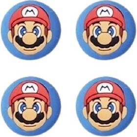 Resim Nintendo Switch/switch Oled /switch Lite Uyumlu 3d Analog Koruyucu Silikon Mario Model-1 