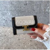 Resim Dancemonkey Geniş Kapasiteli Bozuk Para Kart Tutucusu Cüzdan - Beyaz-774 Altın Altın 