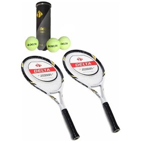 Resim 2 Adet Valley 27 İnç L2 Grip Yetişkin Tenis Raketi + 2 Adet Tenis Çantası + 3 Adet Prof. Maç Topu 