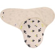 Resim Sevi Bebe Organik Müslin Bebe Kundağı Art-306 Üçgen Desen Çok Renkli 