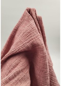 Resim Bürümcüklü Müslin Kumaş Pembe 