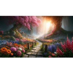 Resim Venspor Büyülü Orman Patikası Temalı Arkaplan, Profesyonel Fotoğrafçılık için 200x150cm Duvar Örtüsü Fon 