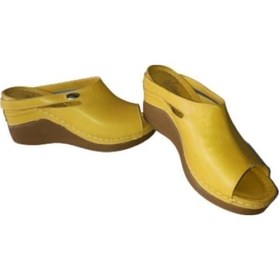 Resim Kadın Rekardi Marry 101 Hakiki Deri Anatomik Topuklu Terlik 