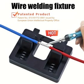 Resim 1 Adet Tel Lehimleme Sabitleyici, Yaylı Kelepçe Tasarımı Patent Ürünü, Elektronik Tamir ve Kaynak Aleti için Kolay Ayarlanabilir Çok Fonksiyonlu Kelepçe 