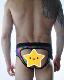 Resim ÇAĞLAR BUTİK Erkek Fantezi Desenli Jockstrap İç Giyim CB301166 