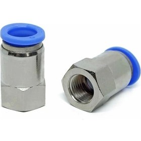 Resim Pnömatik Dişi Rekor Bağlantı 14mm - 1/2 