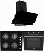 Resim Exep Eco Line EF-240 - EO-320 - ED-401 Siyah Ankastre Set 