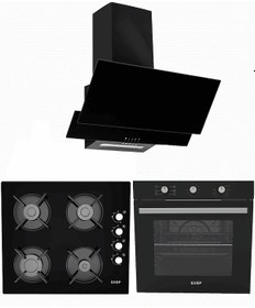 Resim Exep Eco Line EF-240 - EO-320 - ED-401 Siyah Ankastre Set 