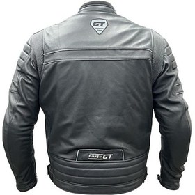 Resim Forte Gt 2002001 Buffalo Deri Motosiklet Montu 72277 Siyah 