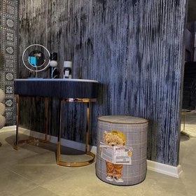 Resim Gazeteci Teddy Puf (Kumaşı Süettir. Uluslararası Solmama Sertifikasına Sahiptir.) 