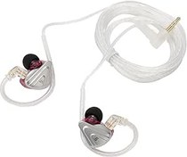 Resim KZ ZSX Kulak İçi Monitör IEM, Yükseltilmiş Hibrit 5BA Ve 1DD Sürücülü HiFi KZ Kulaklıklar, Ayrılabilir 0,72 Mm 2Pin Kablolu HiFi Stereo Kulaklık Kulaklık IEM (Mor Standart) 