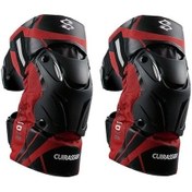 Resim Mufunye "cuirassier Motosiklet Dizlik Koruması - Gece Reflektörlü, Şok Emici, Ayarlanabilir K01-3 Kırmızı" Kırmızı - Siyah 