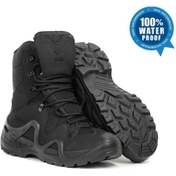 Resim 1490 Vogel Fermuarsız Waterproof Siyah Askeri Bot 