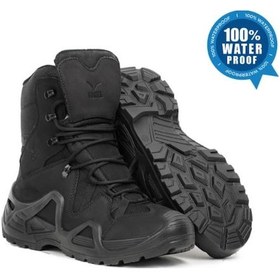 Resim 1490 Vogel Fermuarsız Waterproof Siyah Askeri Bot 