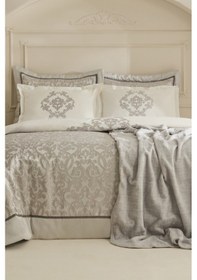 Resim Karaca Home Grace 8 Parça Çift Kişilik Çeyiz Seti Gri Gri 