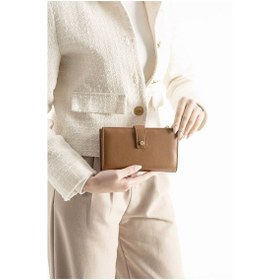Resim Jacquline Clcz049c Kadın Cüzdan Camel Camel 